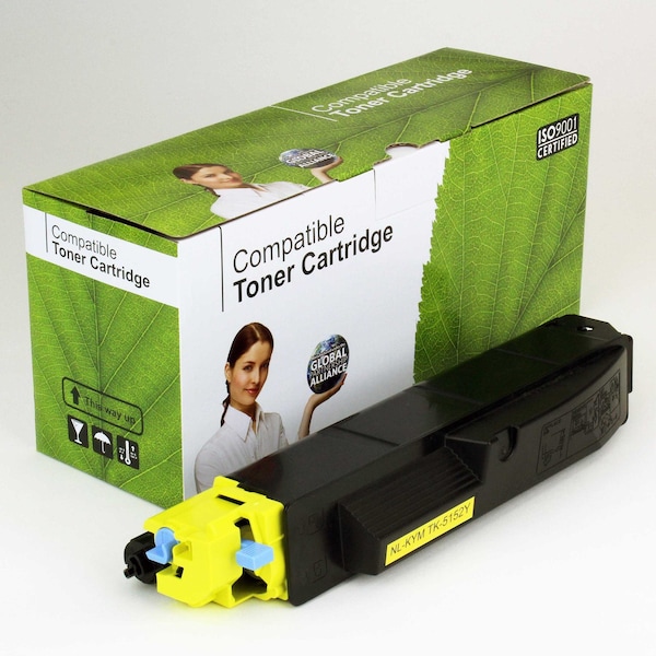 Royal Toner Toner for Kyocera TK5152 Comp Yellow Toner 10K VL TK-5152 - main